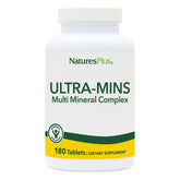 NaturesPlus Ultra-Mins: tabletas en frontal para apoyo diario de minerales.