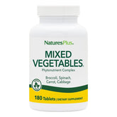 NaturesPlus Vegetales Mezclados: tabletas para complementar la ingesta diaria de vegetales.