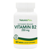 NaturesPlus Vitamina B2 frasco con etiqueta para energía sostenida diaria