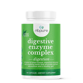 nbpure complejo enzimatico digestivo en frasco de vidrio para uso diario