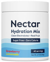 Nectar electrolitos sin azúcar en polvo, ideal para hidratación diaria.