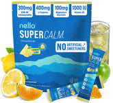 Nello SuperCalm sobres limón-lima: relajación y enfoque al instante.