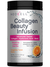 NeoCell colágeno Infusión de Belleza biotina polvo naranja: piel radiante y cabello saludable.