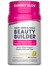 NeoCell gomitas en botella promueven belleza del cabello y uñas.