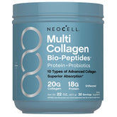 NeoCell Multi Colágeno Bio-Peptides, polvo sin sabor para mezclar; apoya cabello, piel y uñas.