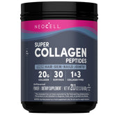 NeoCell Super Colágeno Peptides en polvo, bote, favorece piel, cabello y uñas