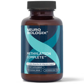 Neurobiologix Methylation Complete: empaque frontal, apoyo a la energía diaria.
