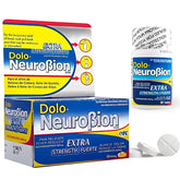 Neurobion Dolo en botella: formato práctico para alivio puntual del dolor.
