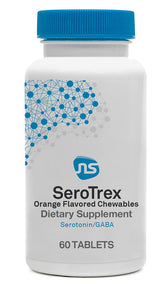 NeuroScience SeroTrex: botella visible para apoyo emocional suave.