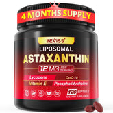 NEVISS Astaxantina liposomal en botella para uso diario.