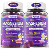 NEVISS gomitas magnesio frente del envase muestra sabor y relajación nocturna