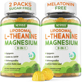 NEVISS Liposomal L-Theanine: gomitas para relajación rápida y natural