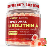 NEVISS Urolitina A en envase para longevidad y energía diaria.