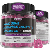 NEVISS Zinc Magnesium Aspartato, botella frontal, apoya recuperación muscular tras entreno.