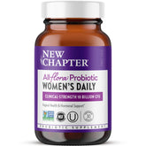 New Chapter Probiotics para Mujeres: envase práctico para la rutina diaria.