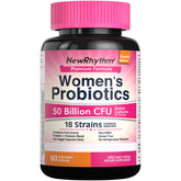 NewRhythm Probioticos Mujeres cápsulas: apoyo digestivo diario.