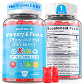 Nextdia fosfatidilserina 100 mg, botella de gomitas para concentración infantil