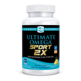 Nordic Naturals Ultimate Omega Sport 2X en botella, sabor limón, listo para uso diario