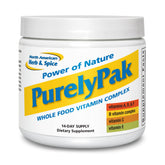 North American Herb & Spice Purely Pak envase de cápsulas para energía diaria con nutrientes de comida real.