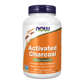 NOW Foods carbón activado de coco, envase práctico para uso diario