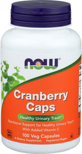 NOW Foods Cranberry Concentrate cápsulas vegetales en envase doble para uso diario