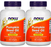 NOW Foods aceite de semilla de calabaza, cápsulas blandas 1000 mg, apoya bienestar diario