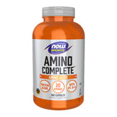 NOW Foods Amino Complete, botella 360 cápsulas, apoyo a la salud muscular y recuperación diaria.