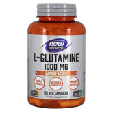 NOW Foods L-Glutamina 1,000 mg botella: suplemento diario para soporte inmunológico.