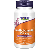 NOW Foods Nattokinase: cápsulas vegetales para apoyar la circulación.
