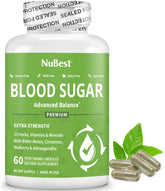 NuBest azúcar en sangre, botella mostrando equilibrio para el día a día