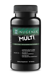 Nugenix tabletas multivitaminas para hombres, apoyo a la vitalidad diaria.