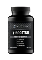 Nugenix T Booster: bote frente, potencia física para entrenamientos.