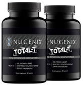 Nugenix Total-T empaque y caja, presentación clara para iniciar el uso.
