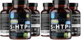 N1N Premium 5-HTP en bote, cápsulas para el bienestar diario.