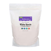 NuNaturals polvo blanco de stevia para endulzar té y café sin calorías