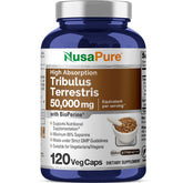 NusaPure Tribulus 50:1 en cápsulas vegetales para uso diario