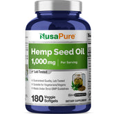 NusaPure Aceite de cáñamo 1000 mg, ideal para bienestar diario