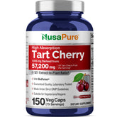 NusaPure Cereza Tart en botella: cápsulas para uso diario en bienestar
