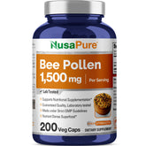 NusaPure polen de abeja frasco: fuente natural de proteínas para el día