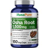 NusaPure cápsulas de raíz de osha para uso diario con alta absorción