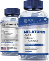 Nutra Florida Melatonina 10 mg: gominola para dormir naturalmente.