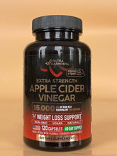 Nutraharmony ACV cápsulas - botella visible para energía diaria y digestión suave.
