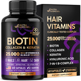 NutraHarmony Biotina, cápsulas, apoyo al ciclo normal de crecimiento capilar.
