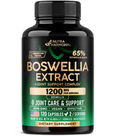 NUTRAHARMONY Boswellia 1200mg, botella, apoyo a la movilidad diaria.