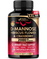 NUTRAHARMONY D-Mannosa 2000 mg cápsulas: apoyo al tracto urinario diario