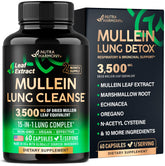 NUTRAHARMONY Detox Pulmones, bote para apoyo suave de la respiración diaria.