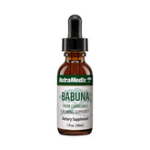 NutraMedix Babuna Gotas en botella, para promover la relajación al final del día.