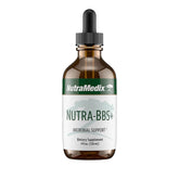 Nutra-BBS+ en botella con cuentagotas para apoyar la actividad antioxidante diaria.