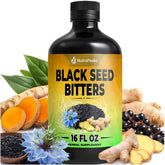 NutraPeaks Aceite de Semilla Negra en botella, apoyo diario para bienestar natural.