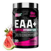 Nutrex Research EAA Hydration en botella para recuperación muscular y hidratación durante el entrenamiento